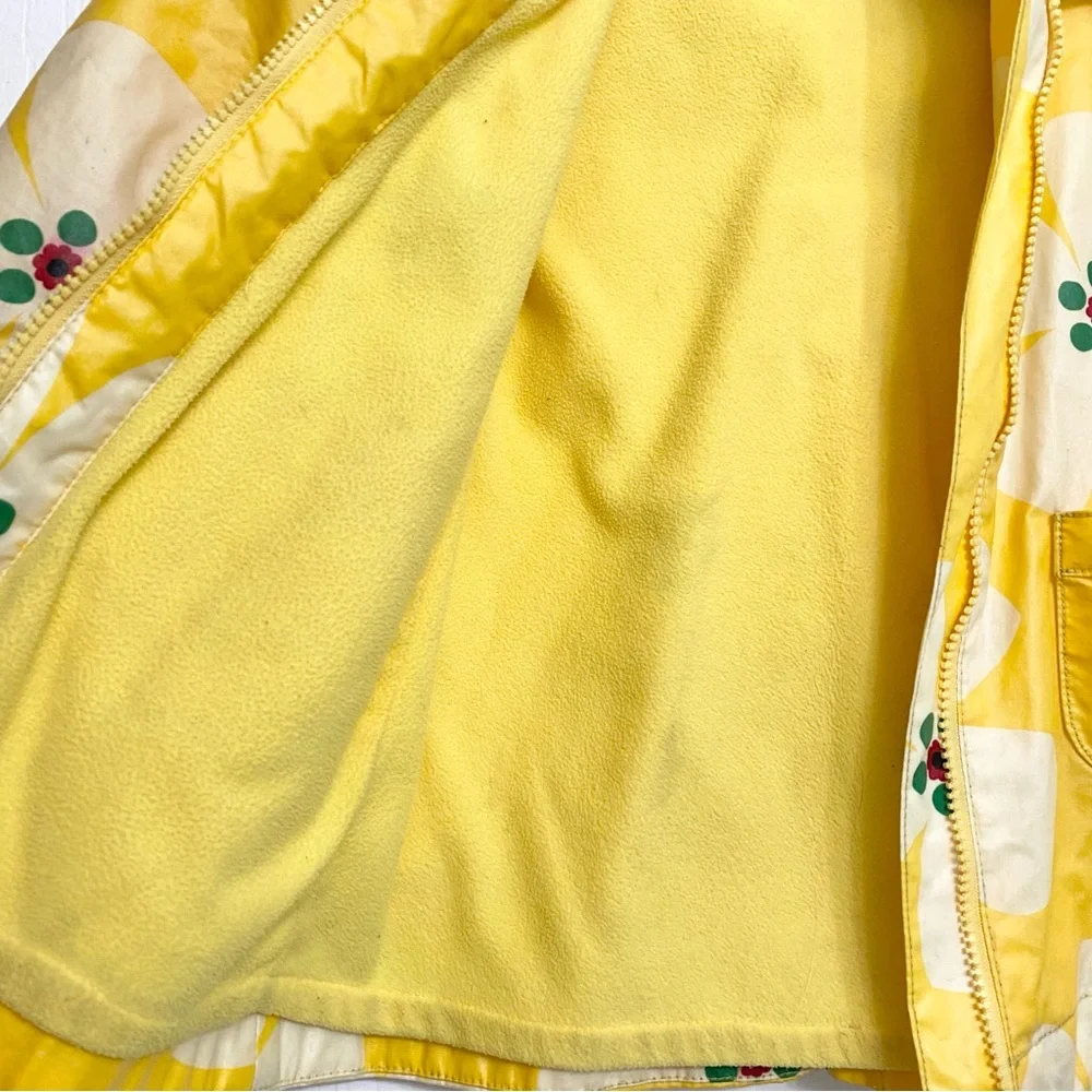 Baby Gap Yellow Floral Raincoat 2T